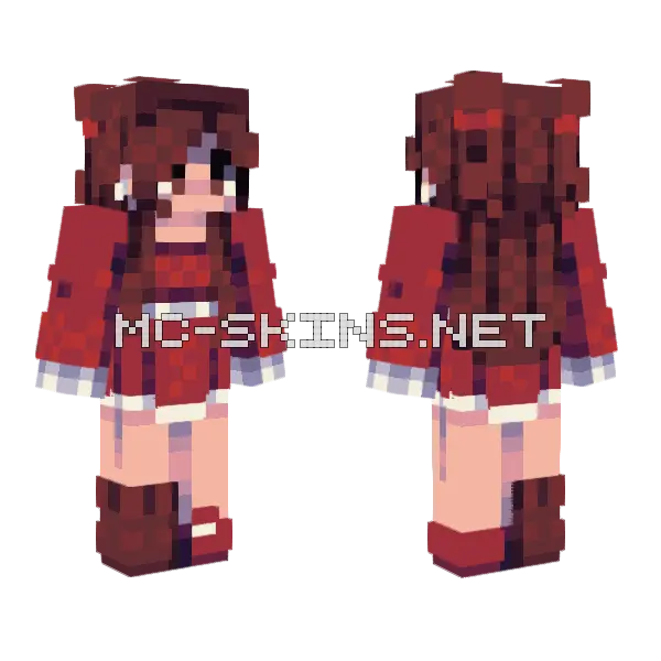 Chocolate Covered Pretzels RCE Minecraft skin, front and back