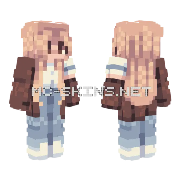 Chocolate Moose RCE Minecraft skin, front and back