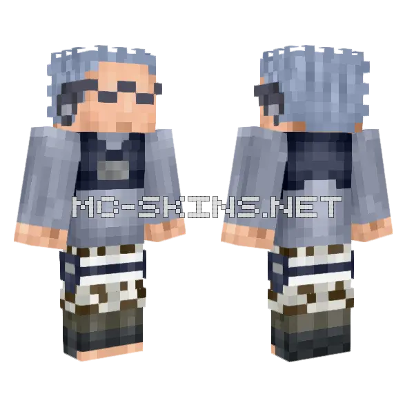 Chojuro Minecraft skin, front and back
