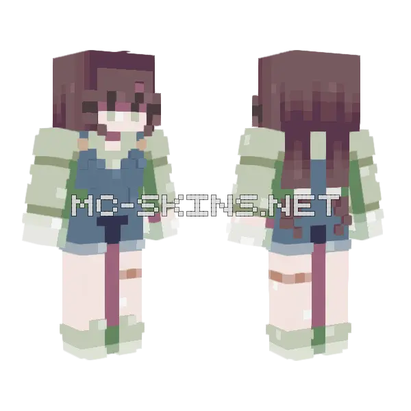 Choke Choke From The Words Minecraft skin, front and back