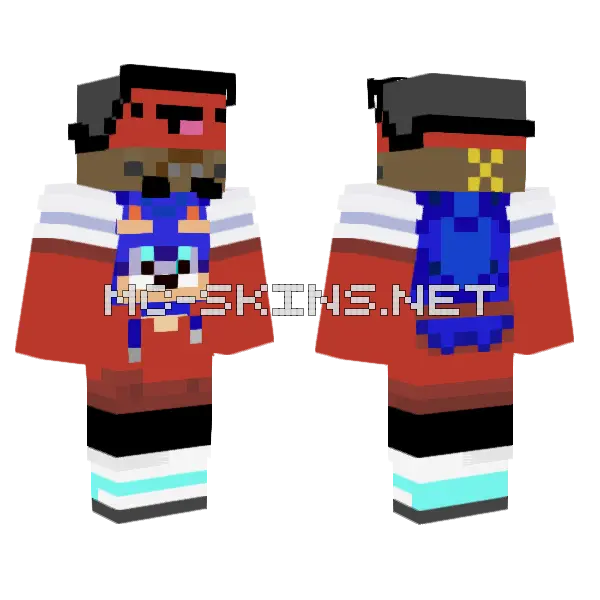 Chonic And Rowy Minecraft skin, front and back