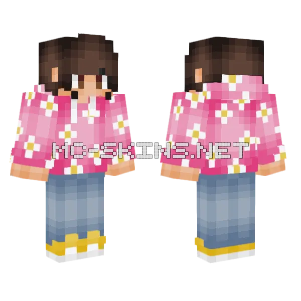 Chris 3 Minecraft skin, front and back
