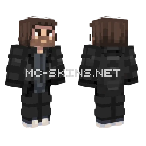 Chris Radfield Minecraft skin, front and back
