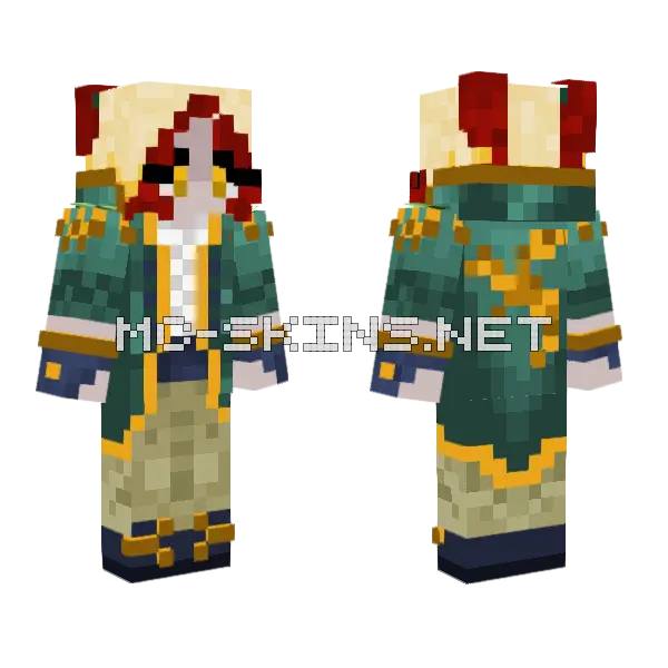 Chrisp Remnants Skin Minecraft skin, front and back
