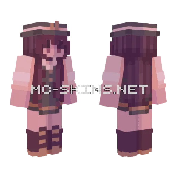Chrissy Wake Up Minecraft skin, front and back