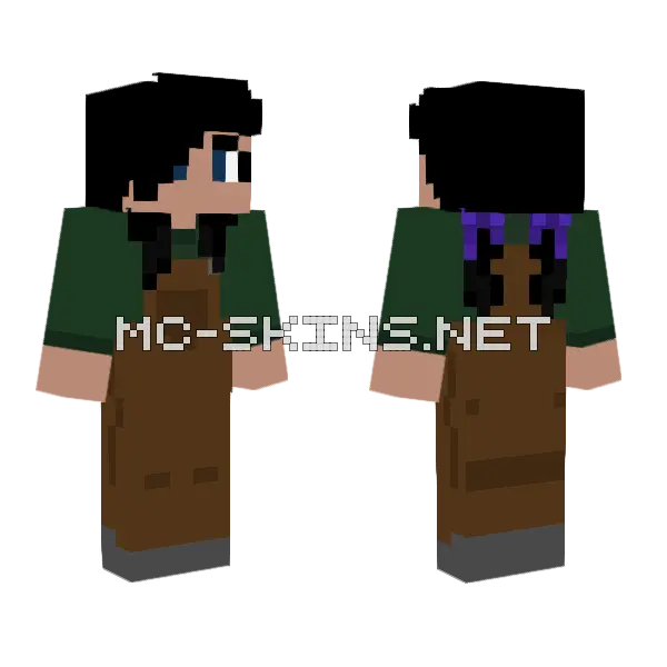 Christie Fixed Minecraft skin, front and back