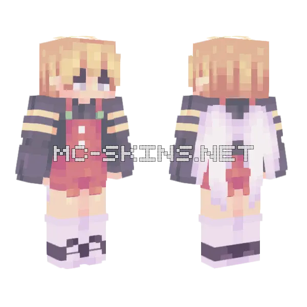 Christmas Angel Minecraft skin, front and back