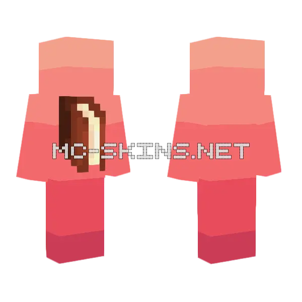 Christmas Bible Verses KJV Minecraft skin, front and back