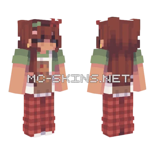 Christmas Carols Skin Minecraft skin, front and back