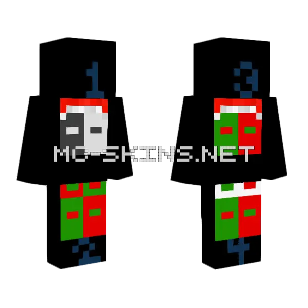 Christmas Profile Picture Voting Minecraft skin, front and back