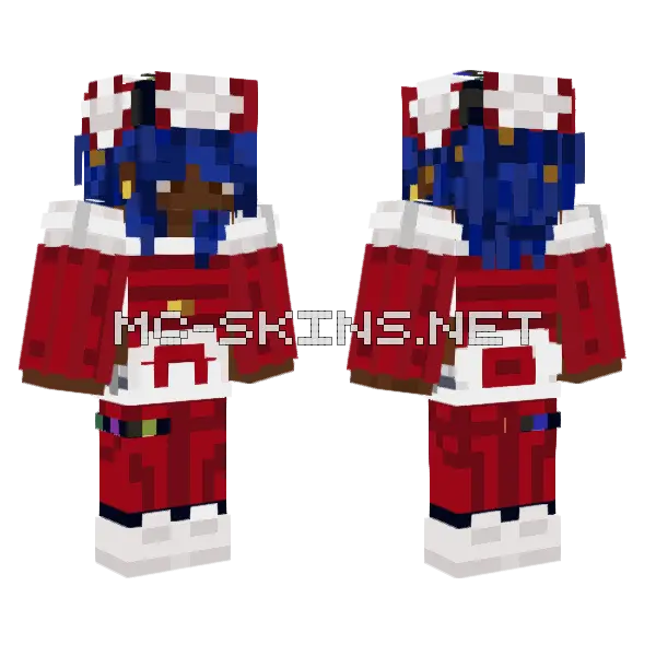 Christmas Skin Minecraft skin, front and back