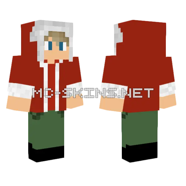 Christmas Skin Minecraft skin, front and back