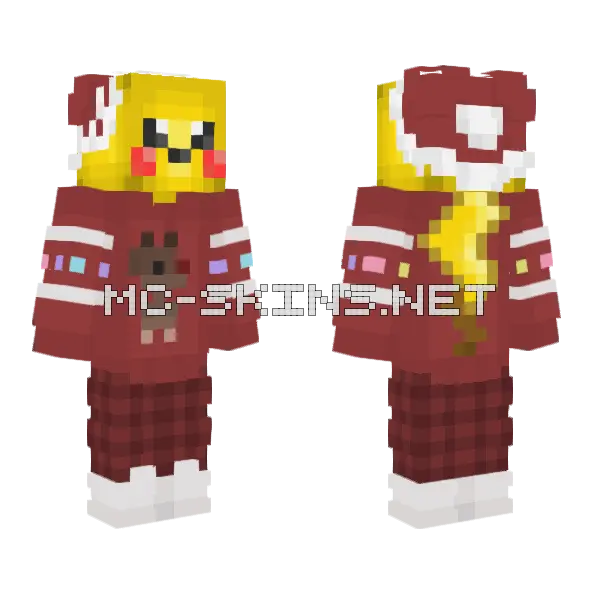 Christmas Skin B Minecraft skin, front and back