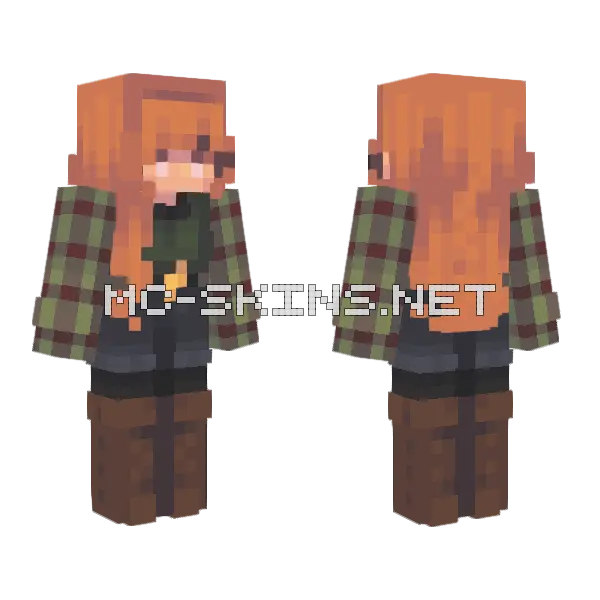 Christmas Tree Farm Skin Minecraft skin, front and back