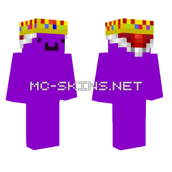 Christmas Wemmbu Minecraft skin, front and back