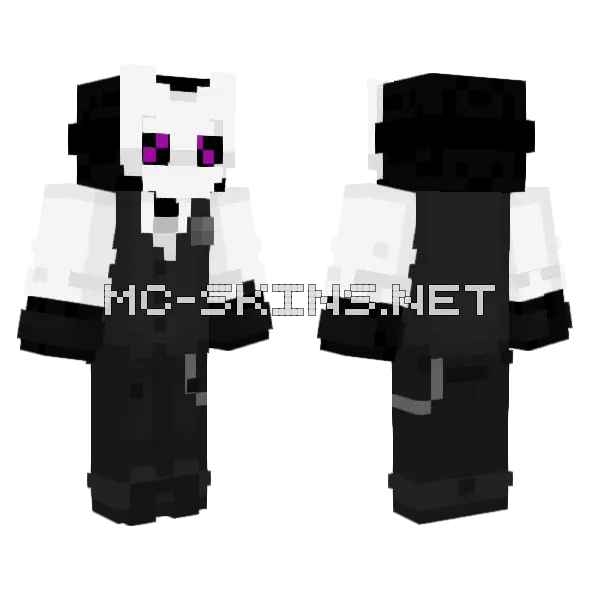 Chroma Fr Minecraft skin, front and back