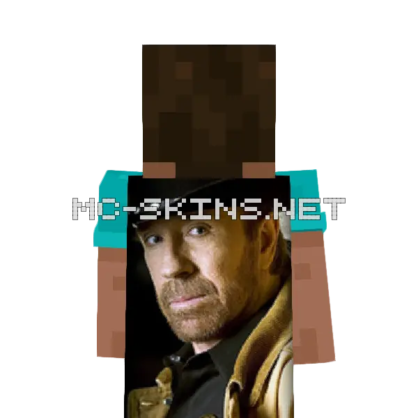 Chuck Norris cape, outside and lining