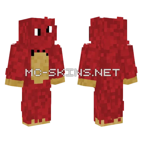 Chum Chompkins Minecraft skin, front and back