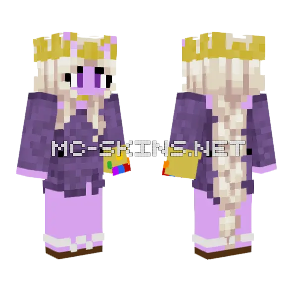 Chunk W Gauntlet Minecraft skin, front and back