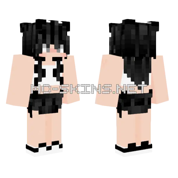Churrito Nostalg Minecraft skin, front and back