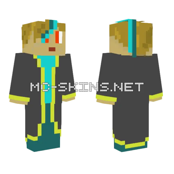 Cinderan Mk2 Minecraft skin, front and back