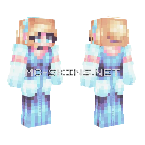 Cinderella In A Dream Minecraft skin, front and back
