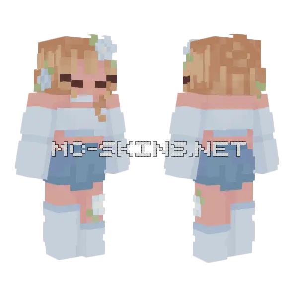 Cinderella Raff Minecraft skin, front and back