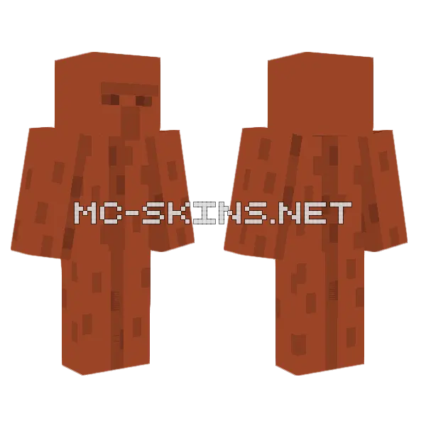 Cinnaman Minecraft skin, front and back