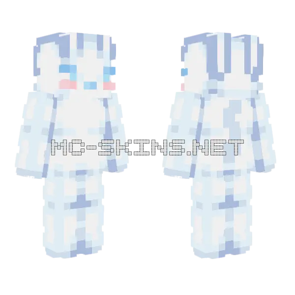 Cinnamoroll Skin Minecraft skin, front and back