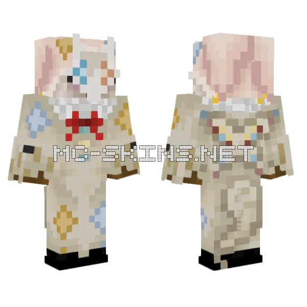 Circus Moth Creature, front and back