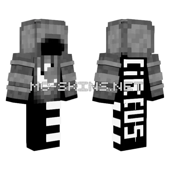 Circus OG Hoodie Skin Minecraft skin, front and back