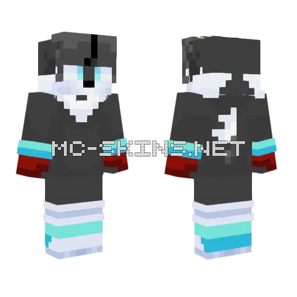 Ciro The Ccat Minecraft skin, front and back