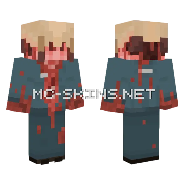 Citizen Headcrab Minecraft skin, front and back