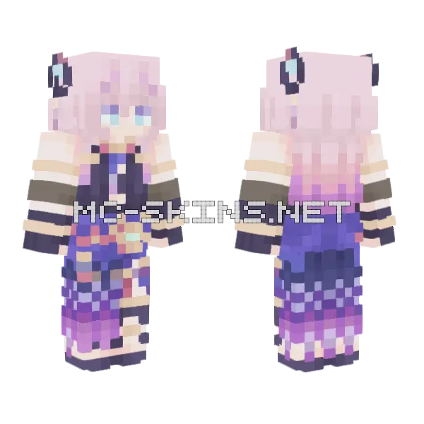 Citlali Minecraft skin, front and back