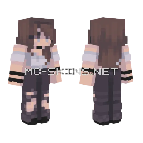 City Night Skin Minecraft skin, front and back