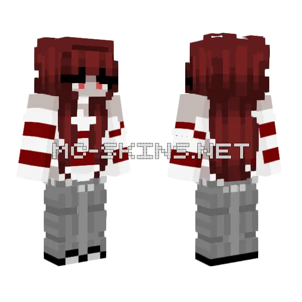 City Walls Edit Minecraft skin, front and back