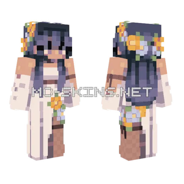 Civilization Remake Minecraft skin, front and back