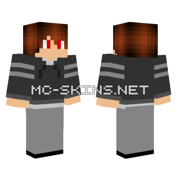 Cixgamer17 Boy Minecraft skin, front and back