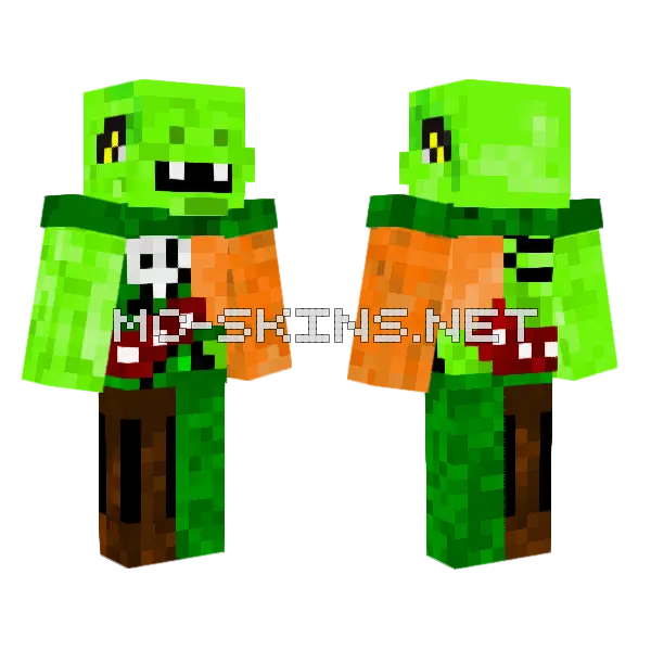 Clancee Minecraft skin, front and back