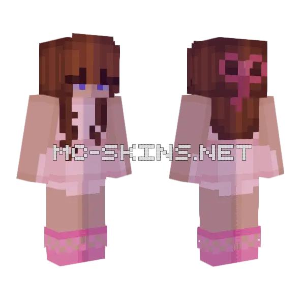 Clara Christmas Skin Minecraft skin, front and back
