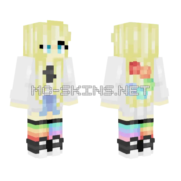 Clara Minecraft skin, front and back