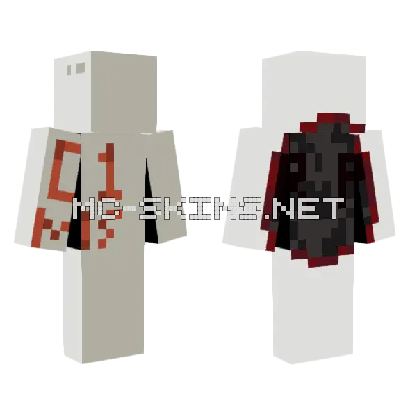 Class 1 Middle School Minecraft skin, front and back