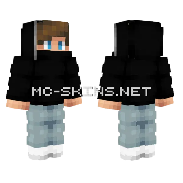 Classic Remaster Boy Minecraft skin, front and back