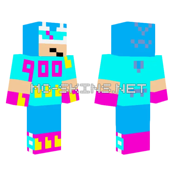 Classic Sonic Special Skin Minecraft skin, front and back