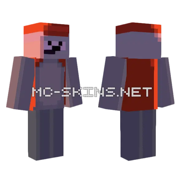 Clay Catching Up Request Minecraft skin, front and back