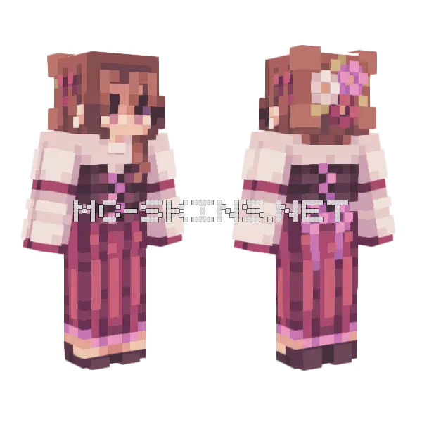 Clear Springs Minecraft skin, front and back
