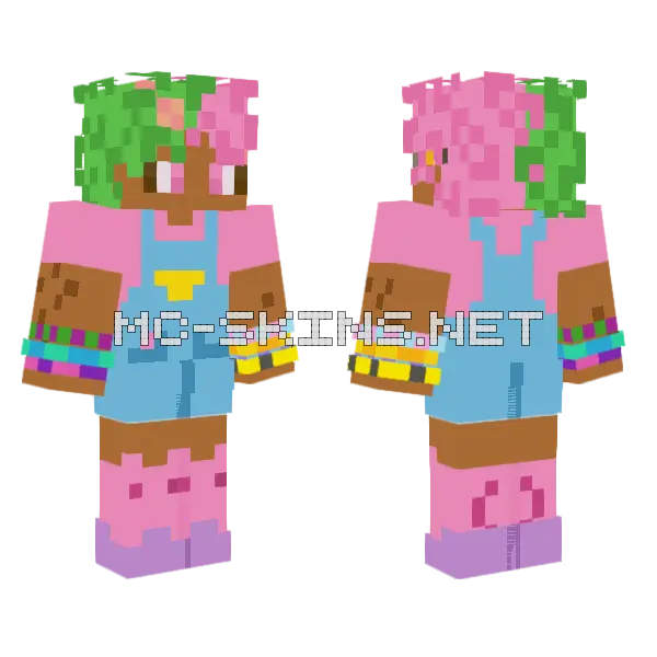Clementine Cake Skin Minecraft skin, front and back