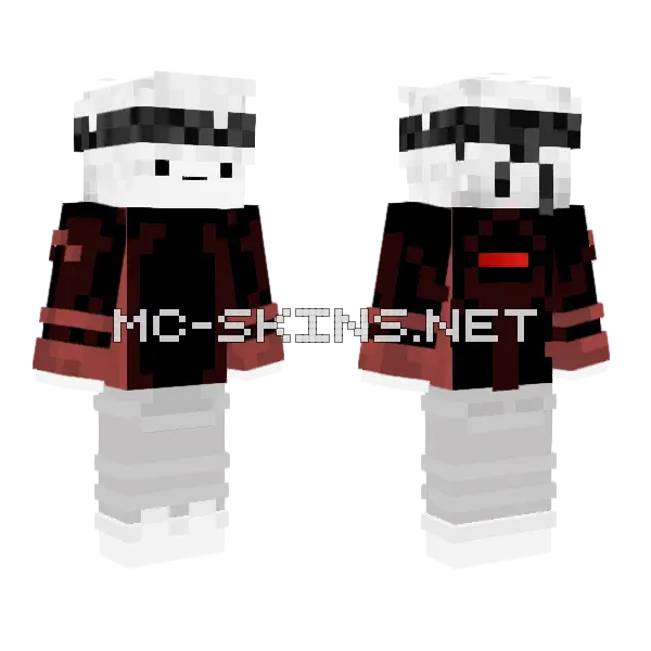 Cloud Man Minecraft skin, front and back