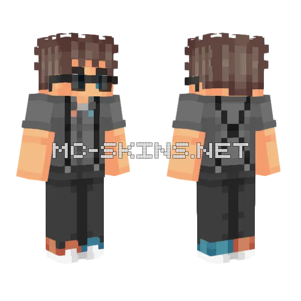 Cloud Nine Boy Minecraft skin, front and back