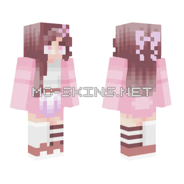 Cloudy Lightness Pce Minecraft skin, front and back